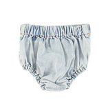 Piupiuchick Washed Blue Denim Baby Shortie