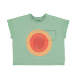 Piupiuchick Green Multicolor Circle T-Shirt