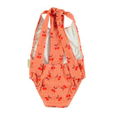 Piupiuchick Cherries Checkered Swimsuit