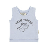 Piupiuchick Blue Tiger Sleeveless T-Shirt