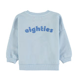 Piupiuchick Light Blue Multicolor Wave Sweatshirt