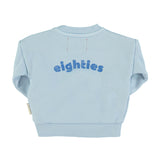 Piupiuchick Light Blue Multicolor Wave Sweatshirt