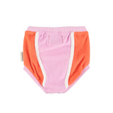 Piupiuchick Orange & Lavender High Waisted Shorties