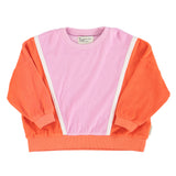 Piupiuchick Orange + Lavender Terry Sweatshirt