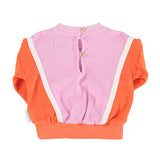 Piupiuchick Orange + Lavender Terry Sweatshirt