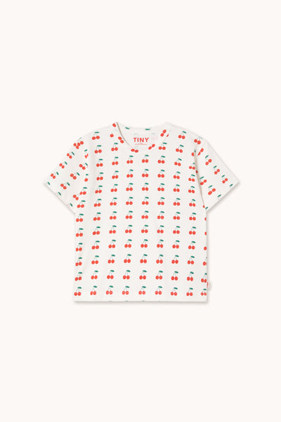 Tinycottons Off White Cherries Knitted Tee