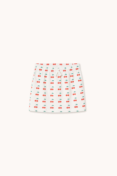 Tinycottons Off White Cherries Knitted Skirt