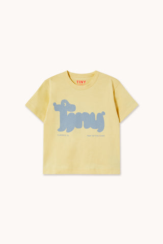 Tinycottons Dusty Yellow Tiny Dog Graphic Tee