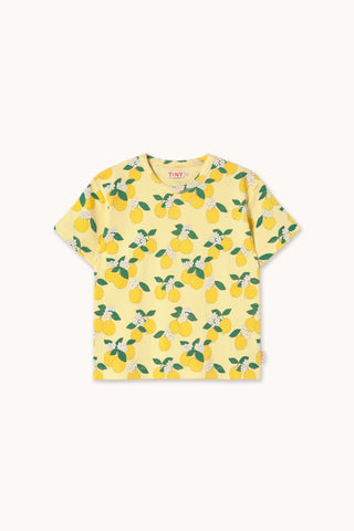Tinycottons Mellow Yellow Oranges Rib Tee