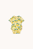 Tinycottons Baby Mellow yellow Oranges Rib Body + Pant Set