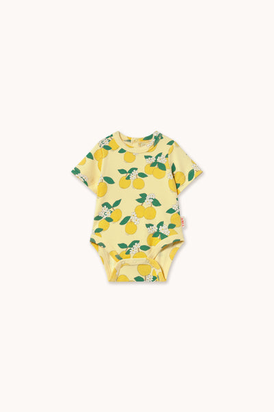 Tinycottons Baby Mellow yellow Oranges Rib Body + Pant Set