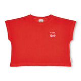 Petit Blush Grenadine Terry Cherry Top + Short Set