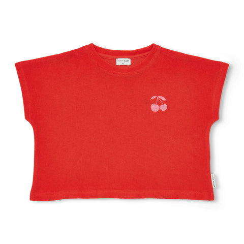 Petit Blush Grenadine Terry Cherry Top + Short Set