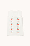 Tinycottons Off White Mini Cherries Twill Dress