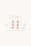 Tinycottons Off White Mini Cherries Twill Top + Shorts Set