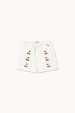 Tinycottons Off White Mini Cherries Twill Top + Shorts Set