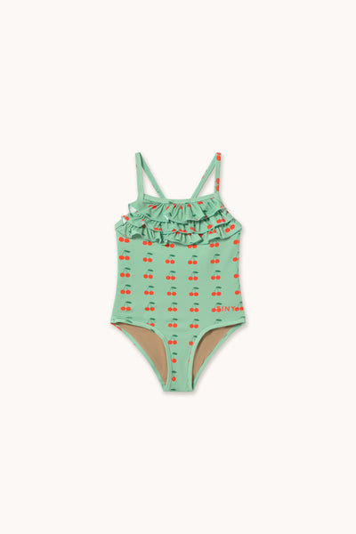 Tinycottons Washed Emerald Cherries Swimsuit