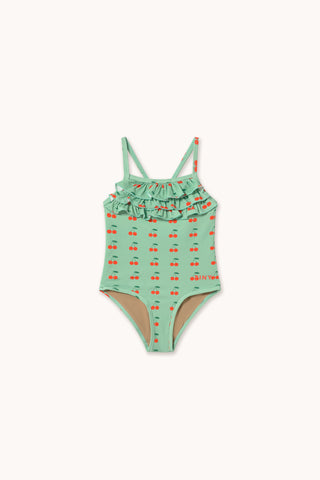 Tinycottons Washed Emerald Cherries Swimsuit