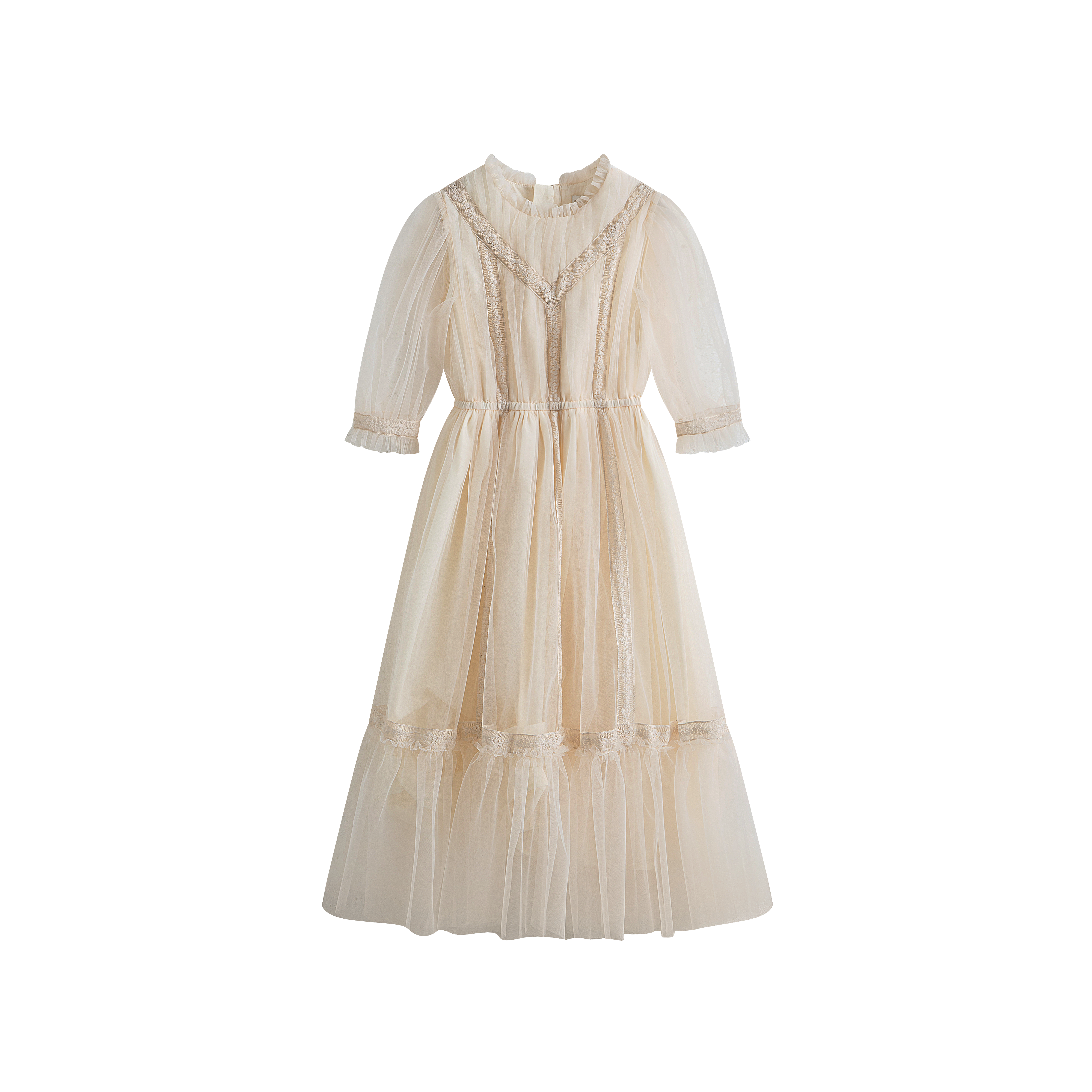 C'era Una Volta Cream Donna Dress – Panda and Cub