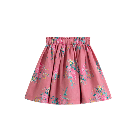 C'era Una Volta Pink Flowers July Skirt