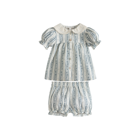 C'era Una Volta Blue Stripes Eugenia Set