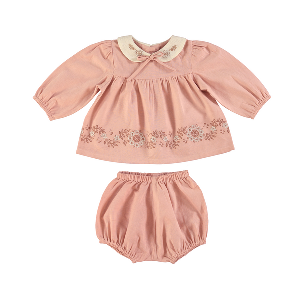 Bebe Organic Dusty Blooms Scarlett Baby Set