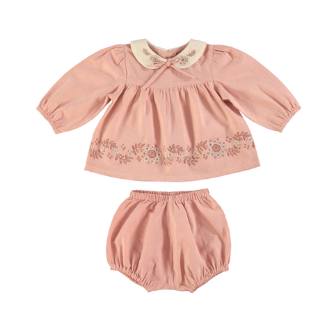 Bebe Organic Dusty Blooms Scarlett Baby Set