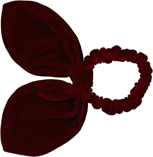 Louis Louise Burgundy Velvet Libellule Scrunchie