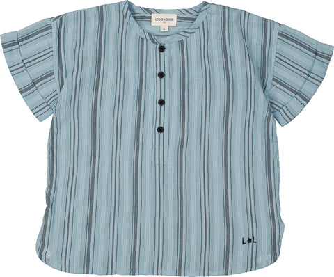 Louis Louise Blue Stripe Saul Shirt