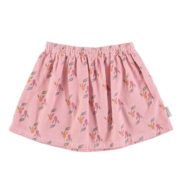 Piupiuchick Pink Multicolor Fishes Short Skirt
