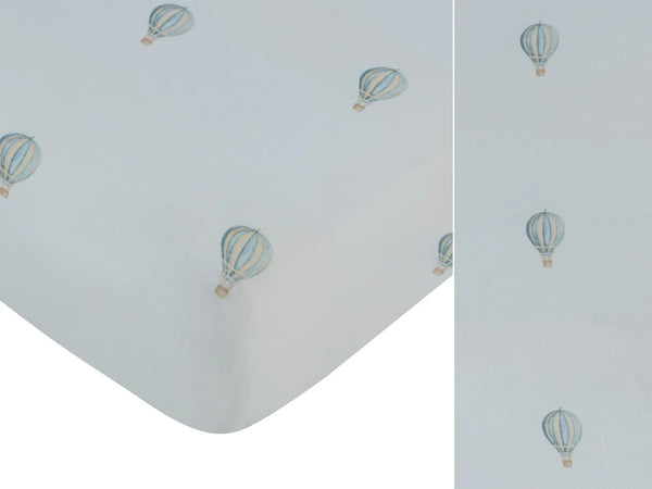 Kipp Baby Blue Ciel Enfant Fitted Bassinet Sheets