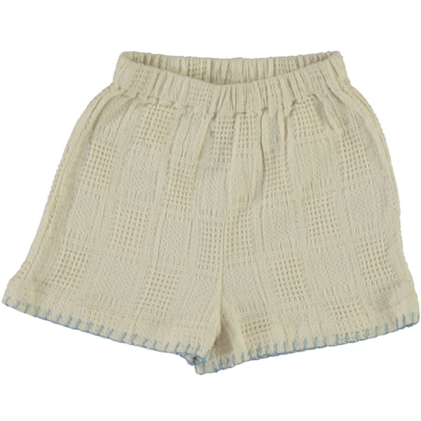 Bebe Organic Natural Squares Sky Shorts