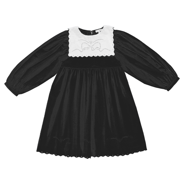 Bebe Organic Evie Special Midnight Pointelle Dress