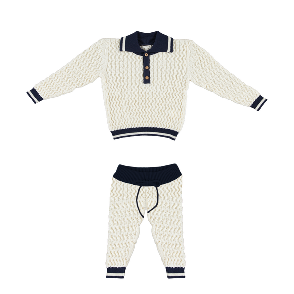 Bebe Organic Noa Special Cable Knit Set