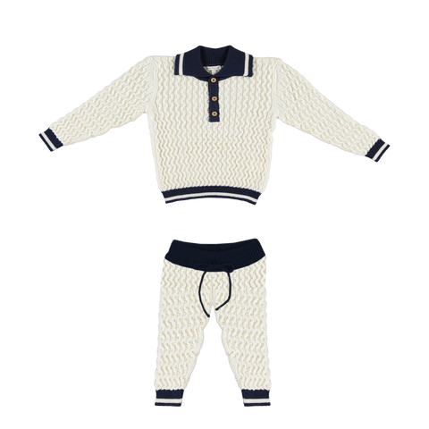 Bebe Organic Noa Special Cable Knit Set