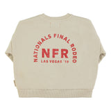 Piupiuchick Ecru with Multicolor Circle Print Sweatshirt