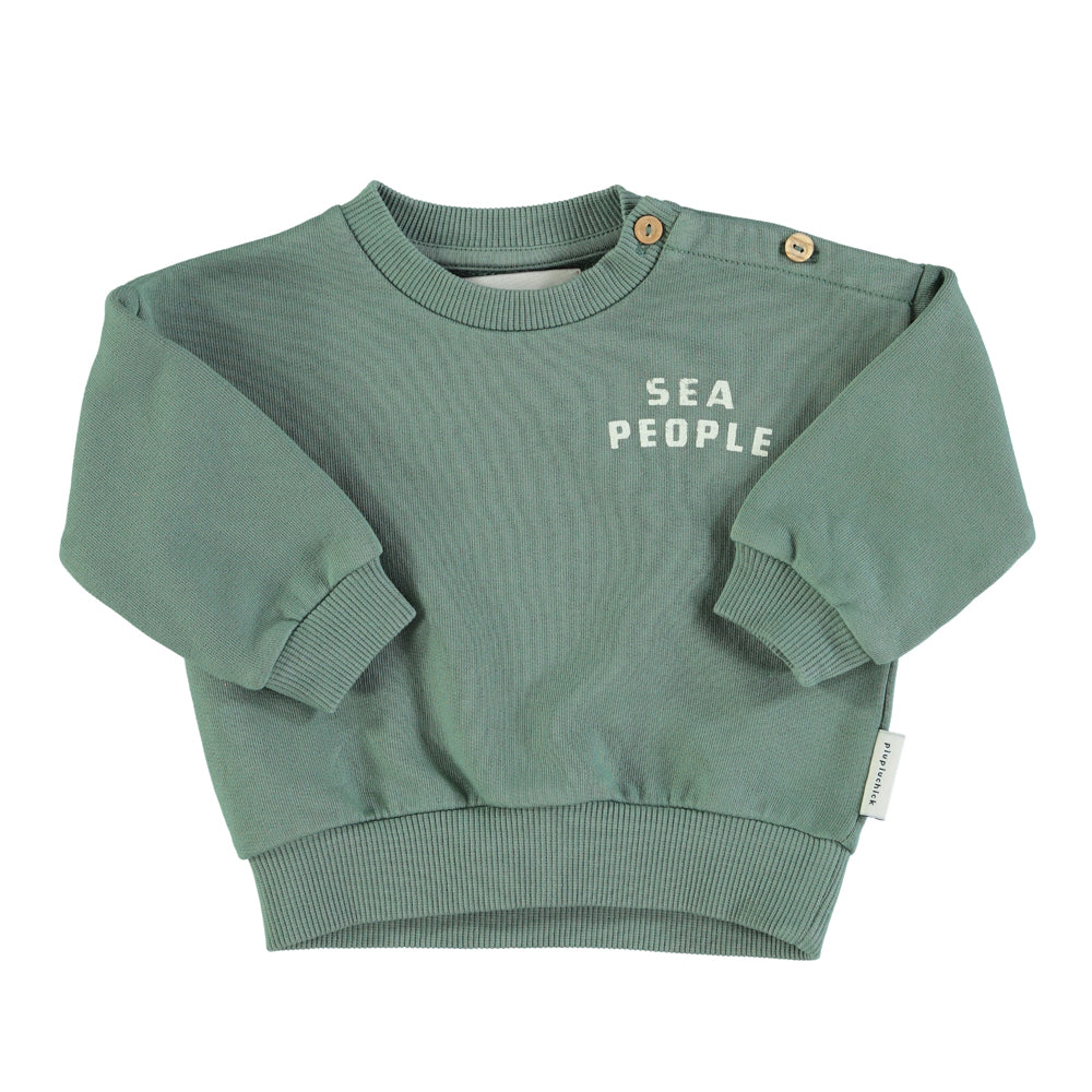 Piupiuchick Baby Green Sea People Sweatshirt