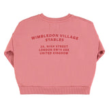 Piupiuchick Pink House Print Sweatshirt