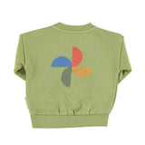 Piupiuchick Baby Sage Green Calming Storm Sweatshirt
