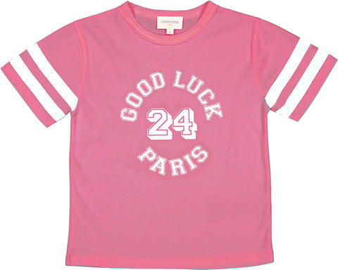 Louise Louise Pink Good Luck Tom T-shirt