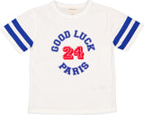 Louise Louise Blue Good Luck Paris Tom T-shirt