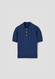 Popelin Navy Polo Shirt