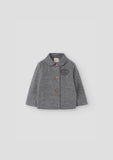 Popelin Grey Fleck Collared Jacket