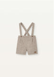 Popelin Stone Woolen Crossover Straps Short