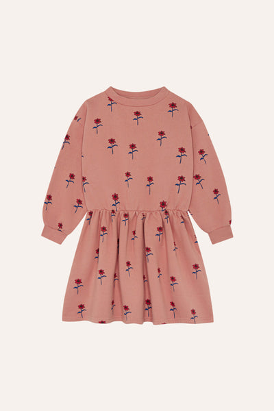 The Campamento Pink Flowers Sweatshirt Dress