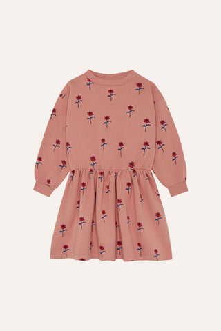 The Campamento Pink Flowers Sweatshirt Dress