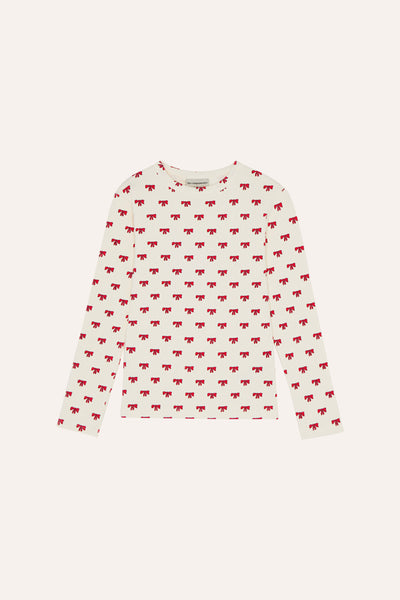 The Campamento Ecru Red Bows Kids T-Shirt