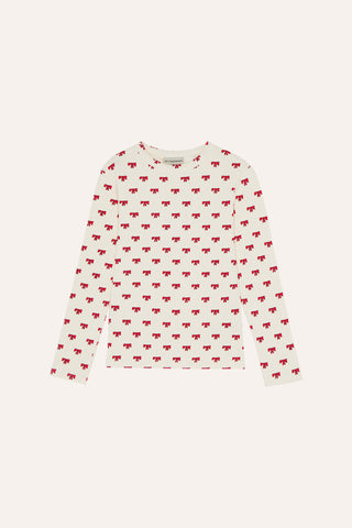 The Campamento Ecru Red Bows Kids T-Shirt