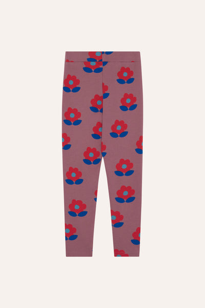 The Campamento Purple Flowers Kids Legging