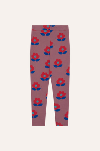 The Campamento Purple Flowers Kids Legging